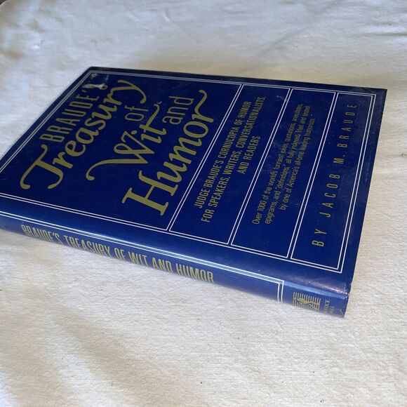 Braude's Treasury of Wit and Humor - 1964 by Jacob Braude - Prentiss-Hall - EUC - Picture 3 of 10